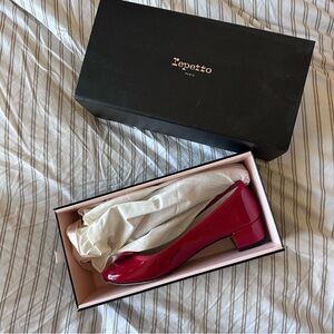 Repetto Women's Red Ballet Flats, 38